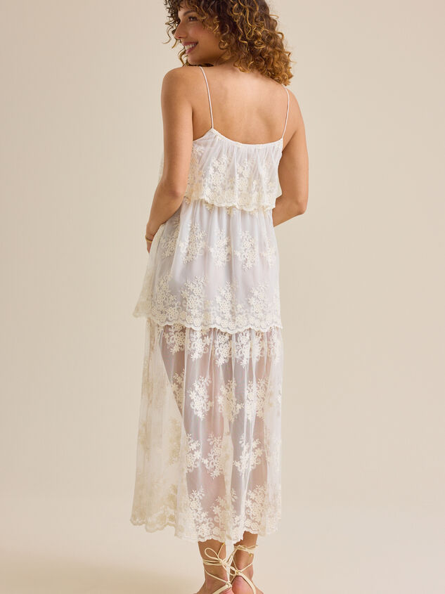 Galinda Lace Maxi Dress Detail 5 - TULLABEE