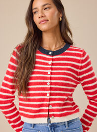 Hayden Stripe Cardigan - TULLABEE