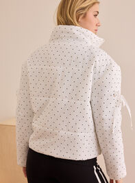 Spot on Puffer Jacket Detail 5 - TULLABEE