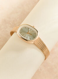 Slim Vintage Woven Watch Detail 2 - TULLABEE
