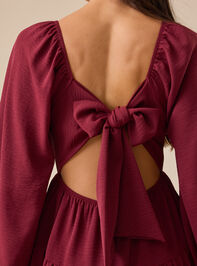 Jojo Tiered Mini Dress Detail 2 - TULLABEE