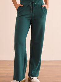 Keeping Cozy Wide Leg Pants Detail 2 - TULLABEE