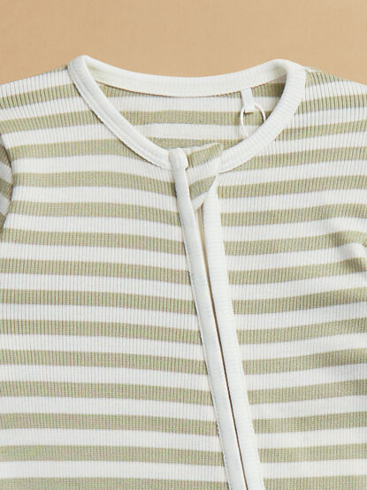 Adrian Striped Footie - TULLABEE
