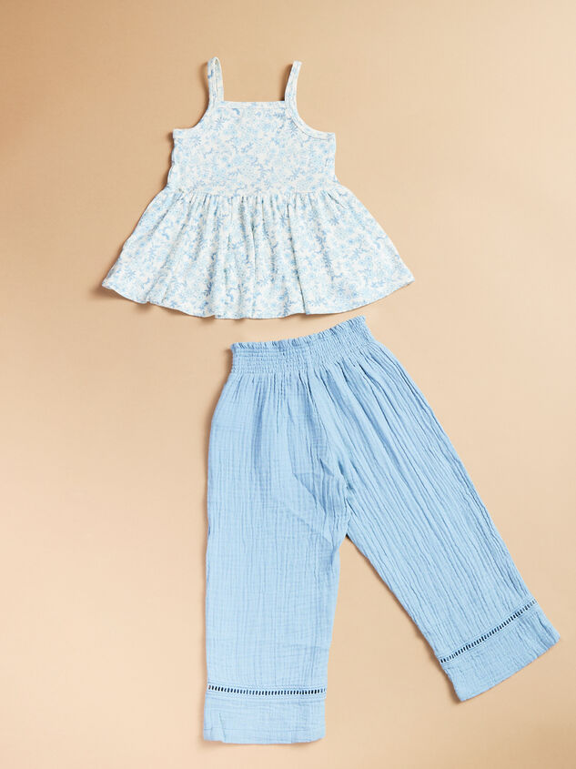 Laney Floral Tank Top and Pant Set Detail 3 - TULLABEE