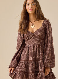 Marigold Floral Dress Detail 3 - TULLABEE