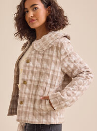 Effie Quilted Collar Jacket Detail 4 - TULLABEE