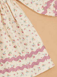 Zoey Floral Mini Dress Detail 4 - TULLABEE