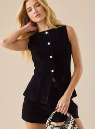 Cherish Suede Vest - TULLABEE