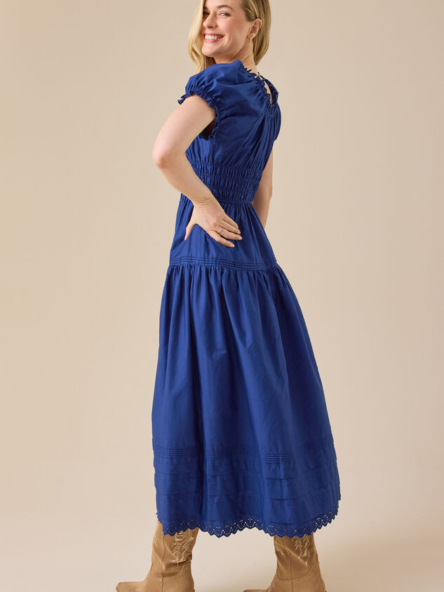 Eli Lilly Eyelet Maxi Dress Detail 4 - TULLABEE