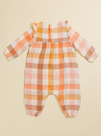 Briar Plaid Jumpsuit Detail 3 - TULLABEE