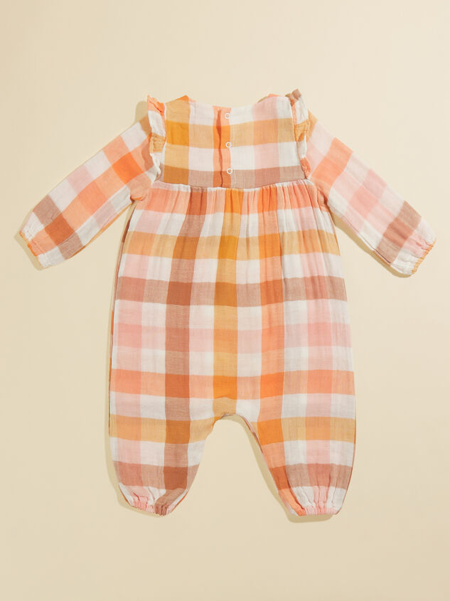 Briar Plaid Jumpsuit Detail 3 - TULLABEE