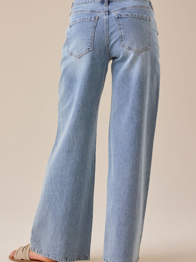 Reed Straight Leg Jeans Detail 4 - TULLABEE