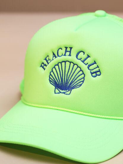 Beach Club Trucker Hat - TULLABEE