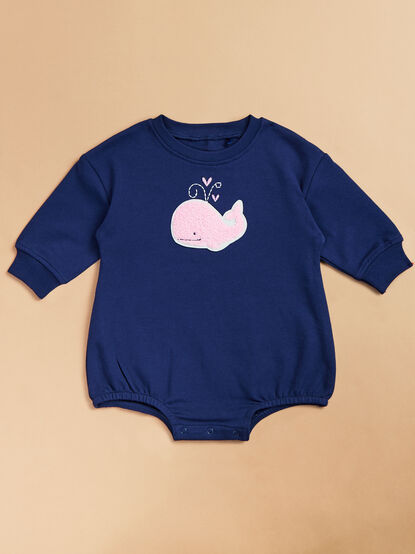 Bubbly Whale French Terry Bubble - TULLABEE