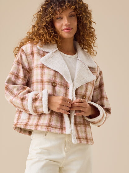 Dorothy Sherpa Collared Jacket - TULLABEE