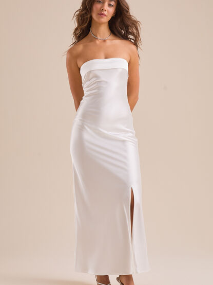 Paityn Strapless Maxi Dress - TULLABEE