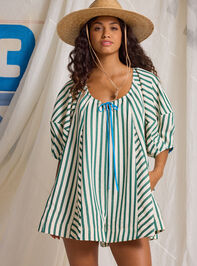 Posie Stripe Romper Detail 2 - TULLABEE