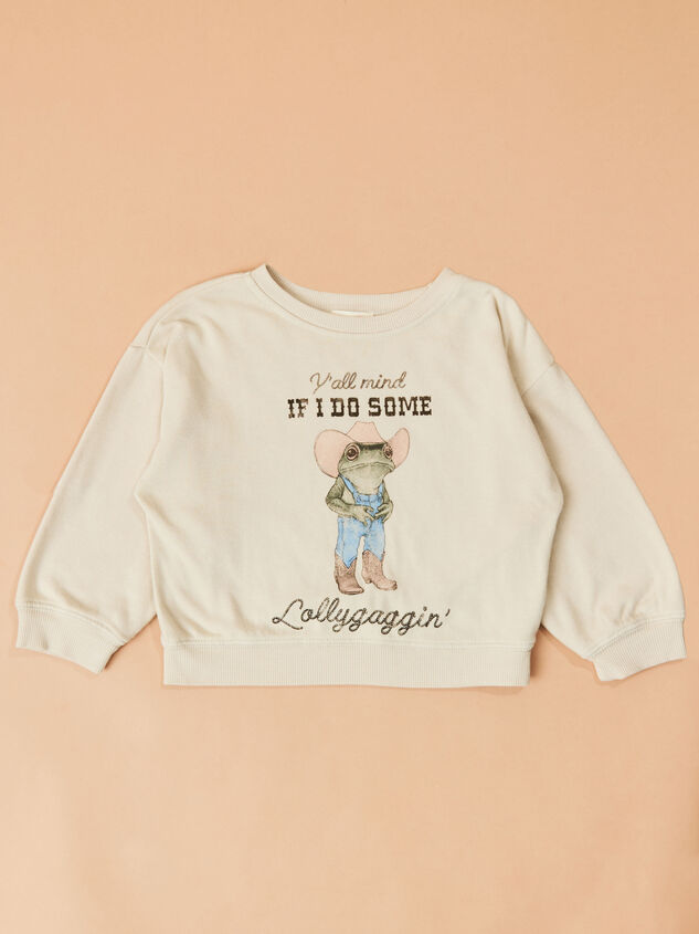 Lollygaggin' Graphic Sweatshirt - TULLABEE