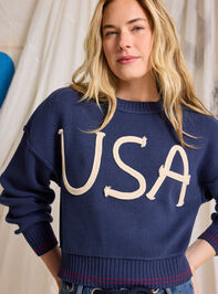 USA Braid Sweater Detail 5 - TULLABEE