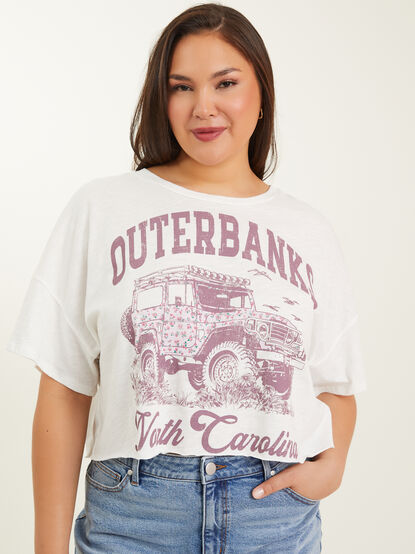 Outer Banks Cropped Tee - TULLABEE