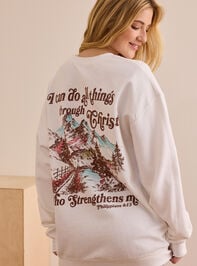 Philippians 4:13 Mountain Pullover - TULLABEE