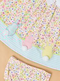 Bunny Balloons Twirl Baby Dress Detail 2 - TULLABEE