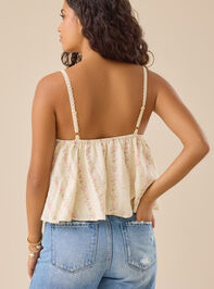 Meira Floral Tank Top Detail 4 - TULLABEE