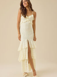 Adrianna Lace Maxi Dress Detail 2 - TULLABEE