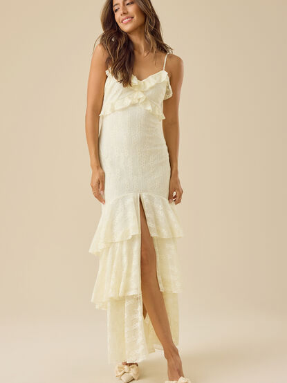 Adrianna Lace Maxi Dress - TULLABEE