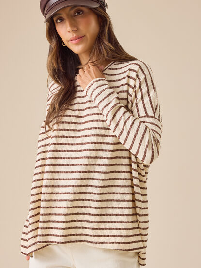 Moira Oversized Dolman Top - TULLABEE