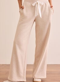 Full Sprint Wide Leg Sweatpants Detail 3 - TULLABEE