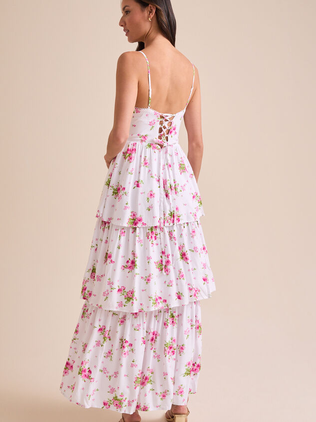 Goldice Floral Maxi Dress Detail 5 - TULLABEE