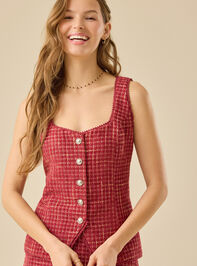 Leilani Tweed Vest - TULLABEE