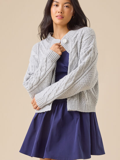 Daphne Cable Cardigan - TULLABEE