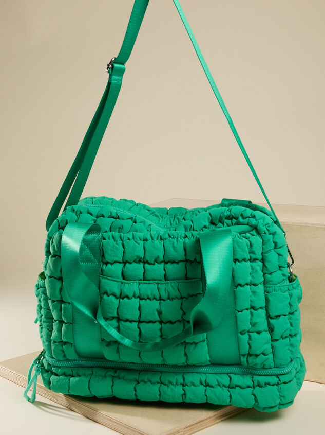 Carry On Quilted Tote Detail 3 - TULLABEE