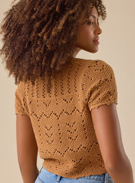 Lucia Tie Front Top Detail 5 - TULLABEE