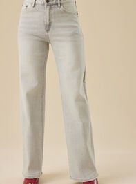 Wrenlee High Rise Wide Leg Jeans Detail 2 - TULLABEE