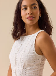 Aveline Eyelet Romper Detail 3 - TULLABEE