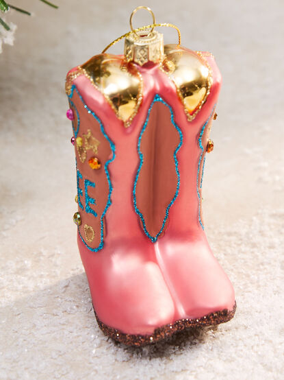 Yee Haw Cowboy Boots Ornament - TULLABEE