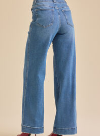 Kiara Wide Leg Jean Detail 5 - TULLABEE