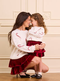 Candy Cane Classic Sweater - TULLABEE