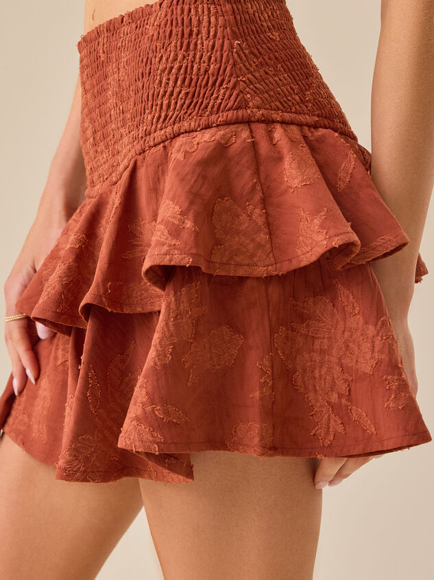 Lyla Ruffle Mini Skort Detail 4 - TULLABEE