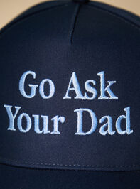 Go Ask Your Dad Trucker Hat Detail 2 - TULLABEE