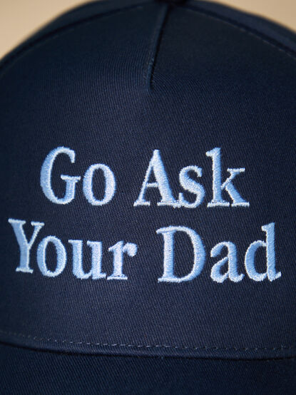 Go Ask Your Dad Trucker Hat - TULLABEE