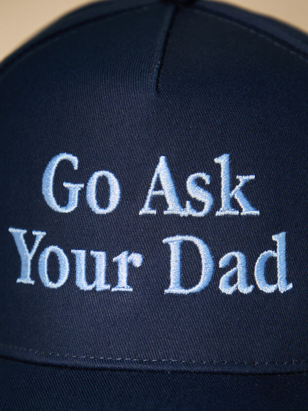 Go Ask Your Dad Trucker Hat Detail 2 - TULLABEE
