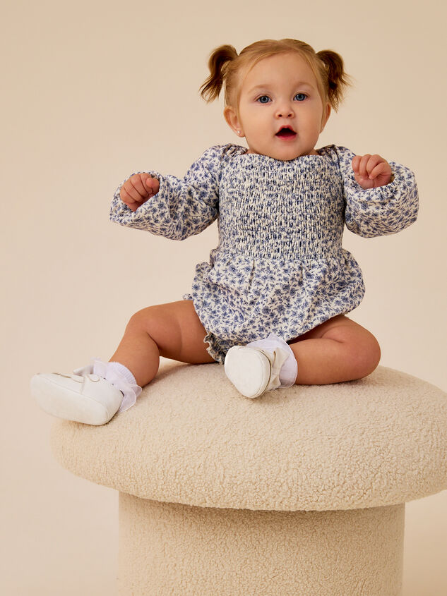 Nora Floral Bubble Romper - TULLABEE