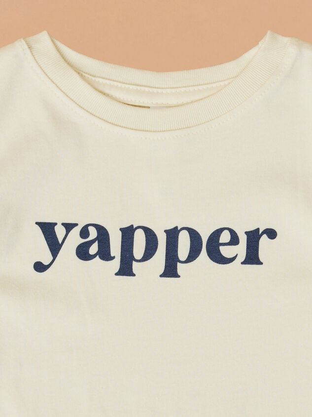 Yapper Graphic Tee Detail 2 - TULLABEE