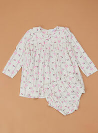 Floral Bow Top and Bloomer Set - TULLABEE
