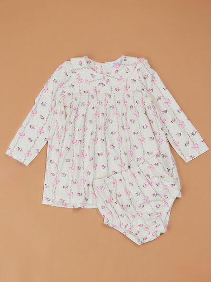 Floral Bow Top and Bloomer Set - TULLABEE