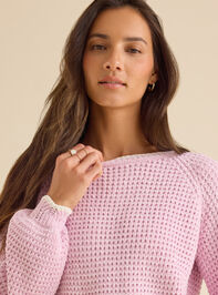 Amber Scalloped Trim Sweater Detail 4 - TULLABEE